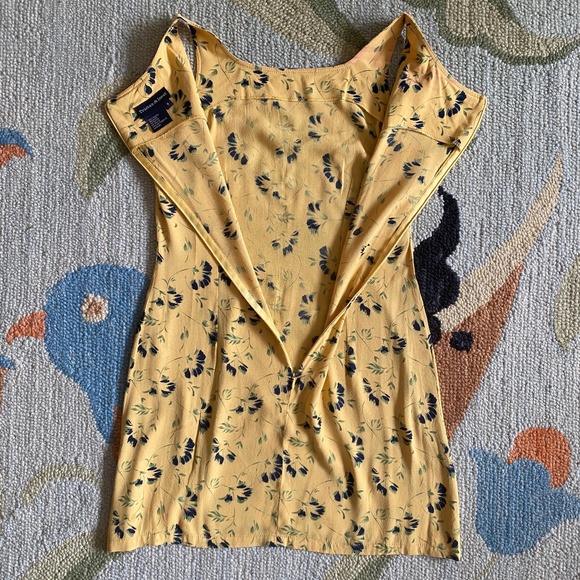 Tristan & Iseut I 90s I Floral Sleeveless Mini Sheath Dress I FLAWED - Picture 10 of 16